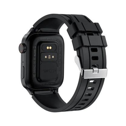 montre connecté HAMTOD GT33 1,96 pouces 4G Smart Call Watch prend en charge l'alarme SOS (noir)