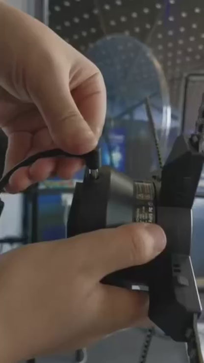 Affichage Holographique 3D 42cm - Écran LED 224 Pixels Publicitaire avec Télécommande